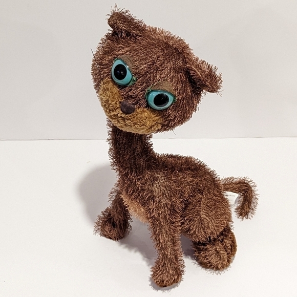 CARLTON Cards twisted whiskers brown cat plush 13” - Picture 3 of 11
